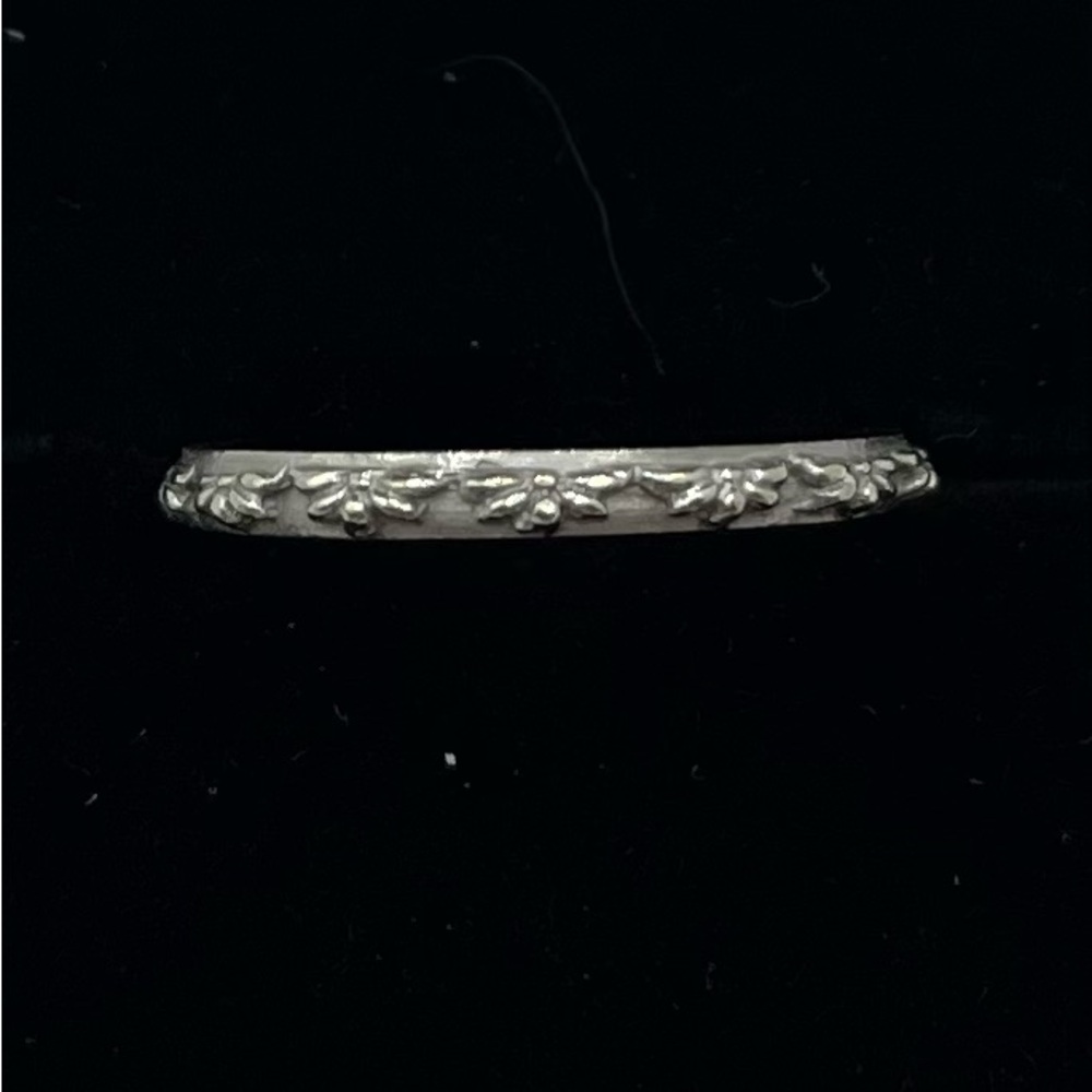 Hidalgo 18k White Gold Stack Ring - image 3